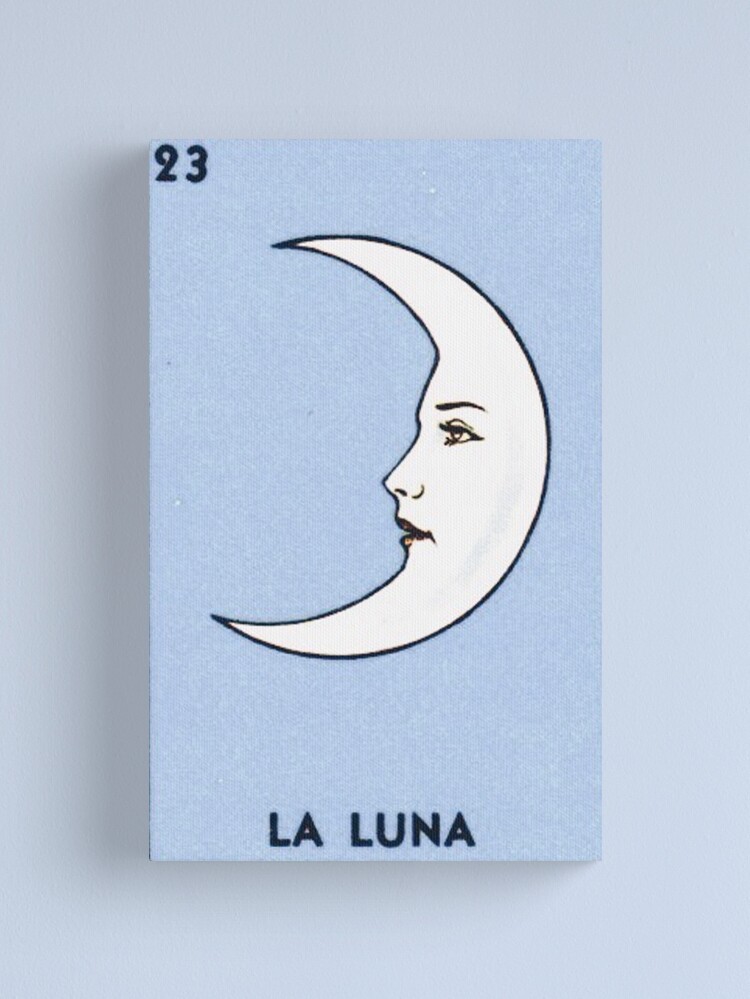 Thumbnail 2 of 3, Canvas Print, La Luna designed and sold by maryelizabethr.