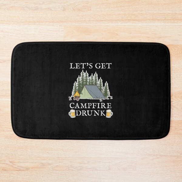 Item preview, Camping T Shirt Lets Get Campfire Drunk Men Women Bonfire Quote Camper Campfire Gifts Tee designed and sold by heaneyrowe.