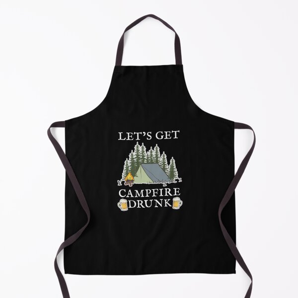 Item preview, Camping T Shirt Lets Get Campfire Drunk Men Women Bonfire Quote Camper Campfire Gifts Tee designed and sold by heaneyrowe.