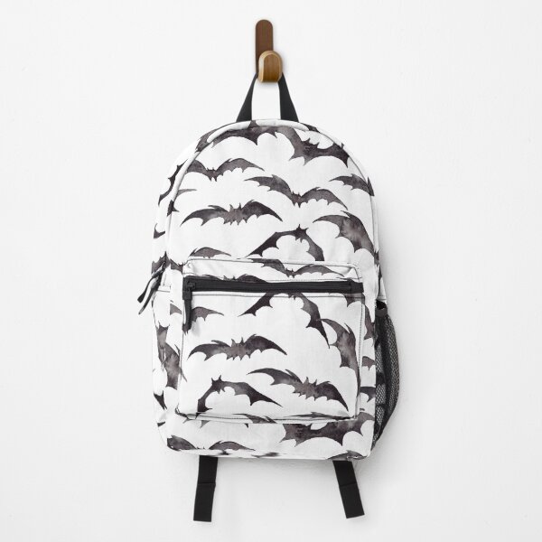 Item preview, Bats White Background- Spooky Halloween patterned designed and sold by WeirdGirlGFX.