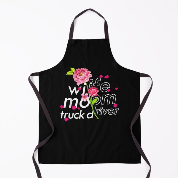 Item preview, Wife Mom Truck Driver Mother's Day Floral Trucker designed and sold by vivanbess.