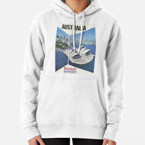 British Airways classic logo hoodie Airlines planes airports Pilots crew  Hooded