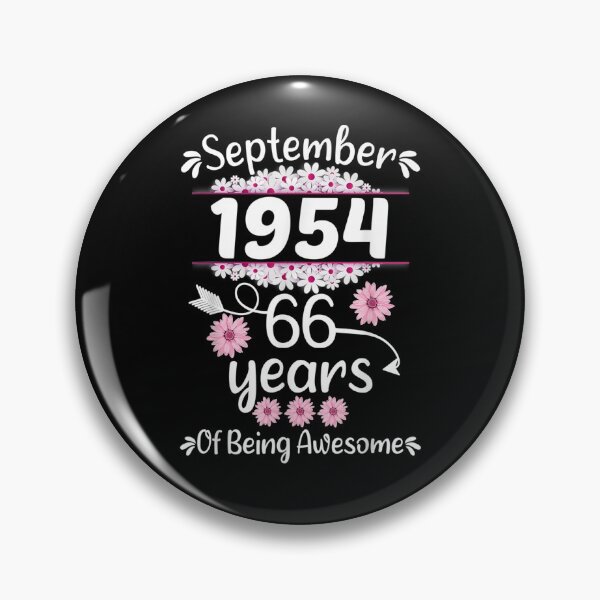 Item preview, Flower Vintage September 1954 66th Birthday 66 Years Old designed and sold by nancyholly.