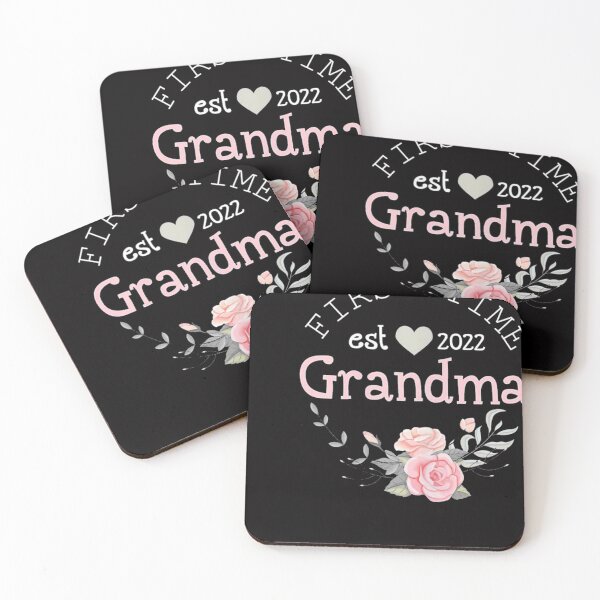 Item preview, First Time Grandma Est 2022 designed and sold by haxinhnezy.