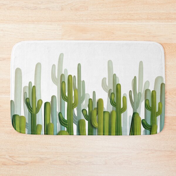 Item preview, cactus plant wallpaper, illustration designed and sold by ohaniki.