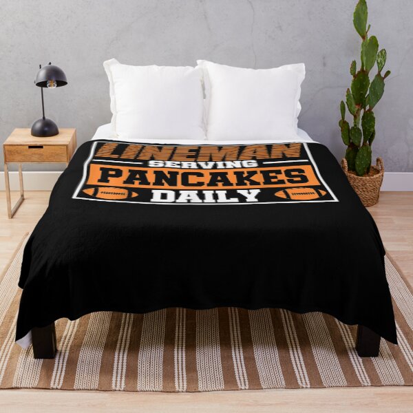 Item preview, Pancake Lineman Serving Pancakes Lineman designed and sold by vivanbess.