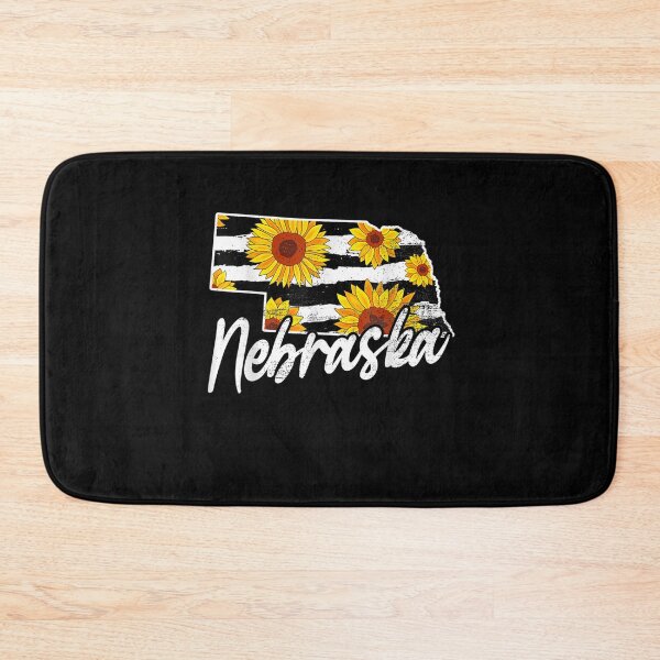 Item preview, Nebraska Sunflower Leopard State Map designed and sold by nancyholly.