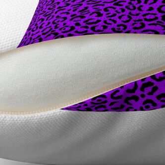 Alternate view of Purple Cheetah Pattern Throw Pillow