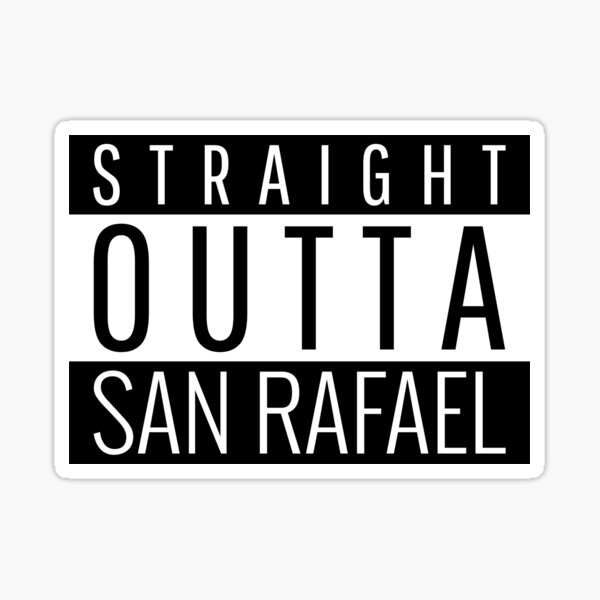 Marin Sticker Vinyl Decal Bumper Sticker waterproof sticker San Rafael Art San Rafael Sticker Laptop Sticker California gift
