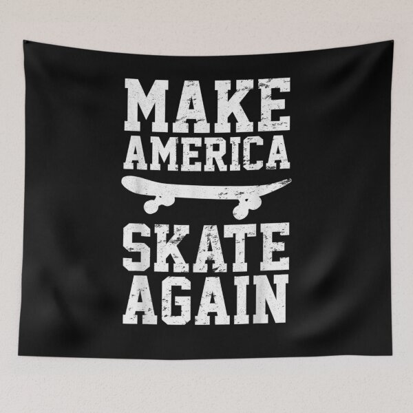 Item preview, Skateboard Skateboarding Make America Skate Again designed and sold by vivanbess.