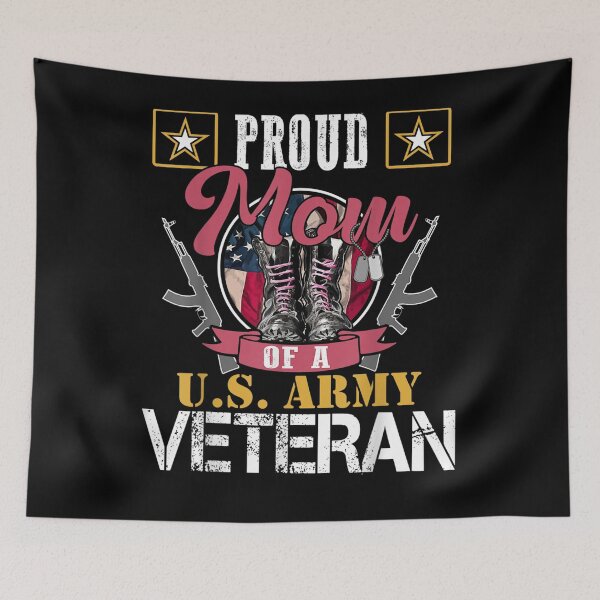 Artikelvorschau, Vintage stolze Mutter eines US Army Veteranen Geschenk Mama Papa entworfen und verkauft von nancyholly.