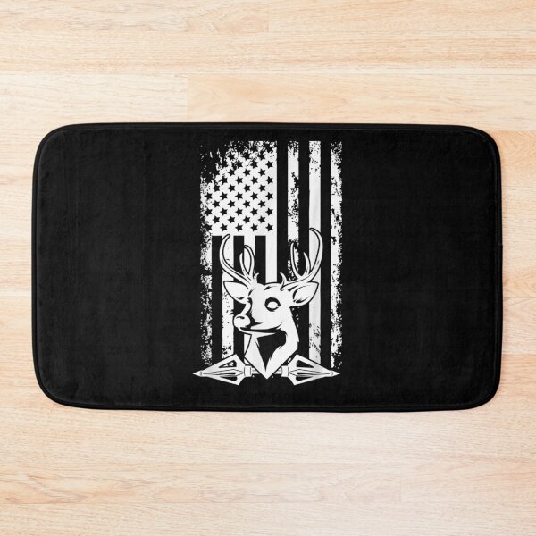 Item preview, Bow Hunting Gear Retro American Flag Deer And Arrows Archery designed and sold by nancyholly.