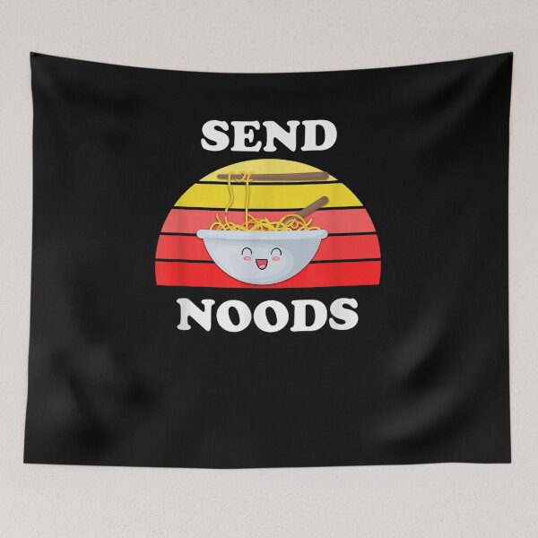 Item preview, Send Noods Cool Retro Pun Gift For Ra Noodles Lover designed and sold by vivanbess.