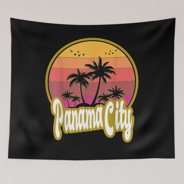 Item preview, Panama City Florida Beach Retro Sunset designed and sold by vivanbess.