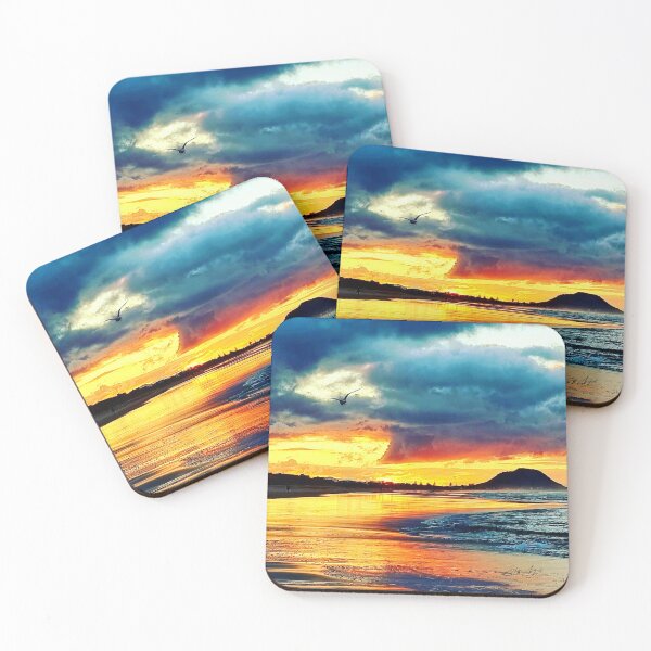 Item preview, LONELY BIRD IN ORANGE SUNSET designed and sold by Steffi August.