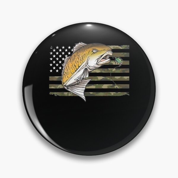 Item preview, Redfish Camo Us American Flag Fish Camouflage Hook Fis designed and sold by nancyholly.