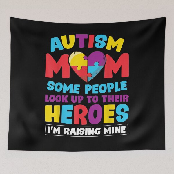 Item preview, Autism Mom Raising Hero World Autism Awareness Day 2021 designed and sold by vivanbess.