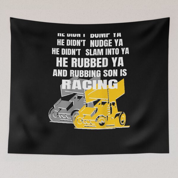 Item preview, Sprint Car Dirt Track Racing Rubbing Is Racing designed and sold by nancyholly.