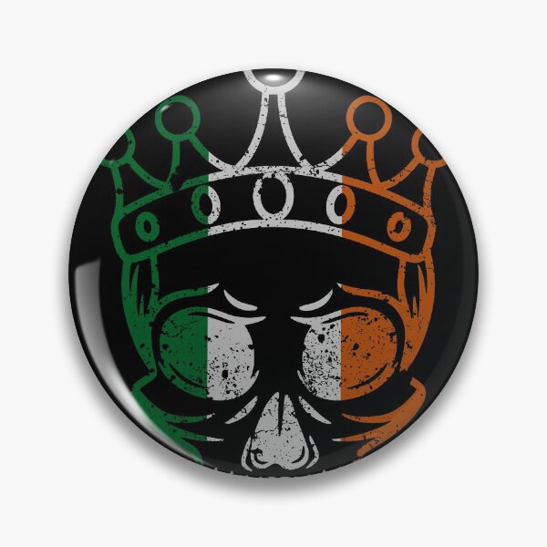 Artikelvorschau, Totenkopf mit irischer Flagge entworfen und verkauft von 1DaisyChainLane.