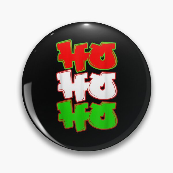 Item preview, Ho Ho Ho Graffiti Style Christmas Holiday Red Green designed and sold by vivanbess.