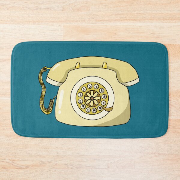 Item preview, Yellow Vintage Telephone designed and sold by BundaBear.