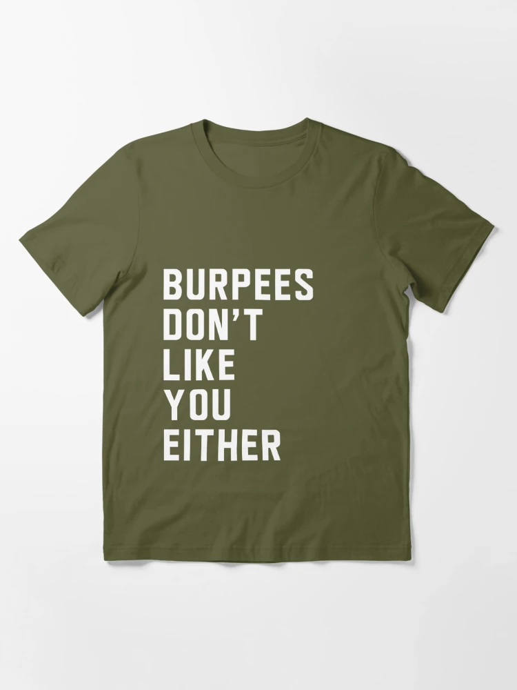 Don't Mess with a Girl Who Does Burpees for Fun / Workout Women / Fitness  Gift Ideas for Girls/ Burpees / Workout / Funny Workout floral style idea  design Essential T-Shirt for