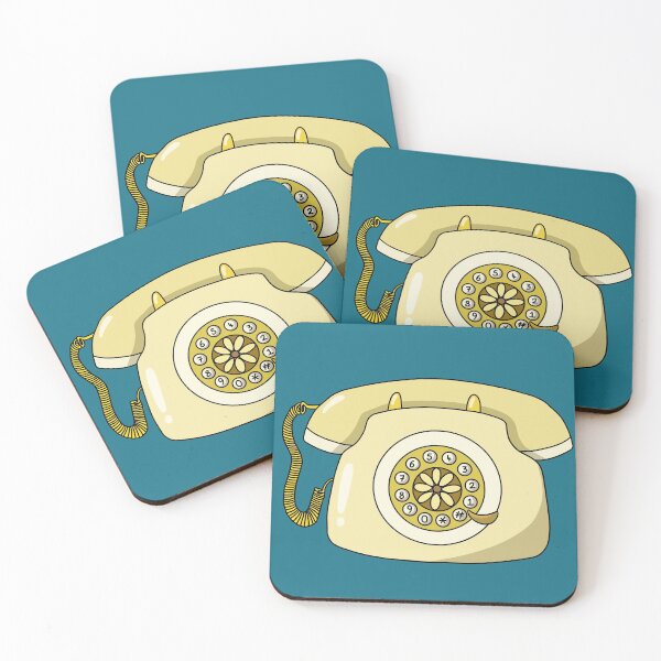 Item preview, Yellow Vintage Telephone designed and sold by BundaBear.
