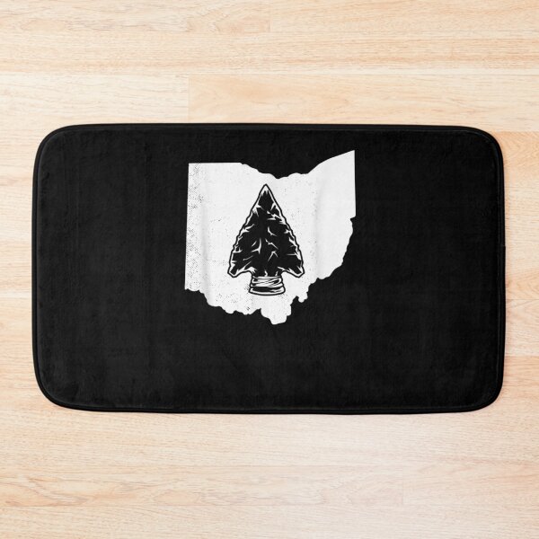 Item preview, Arrowhead Hunter Ohio Map Art Hunting Arrow Head Gifts designed and sold by vivanbess.