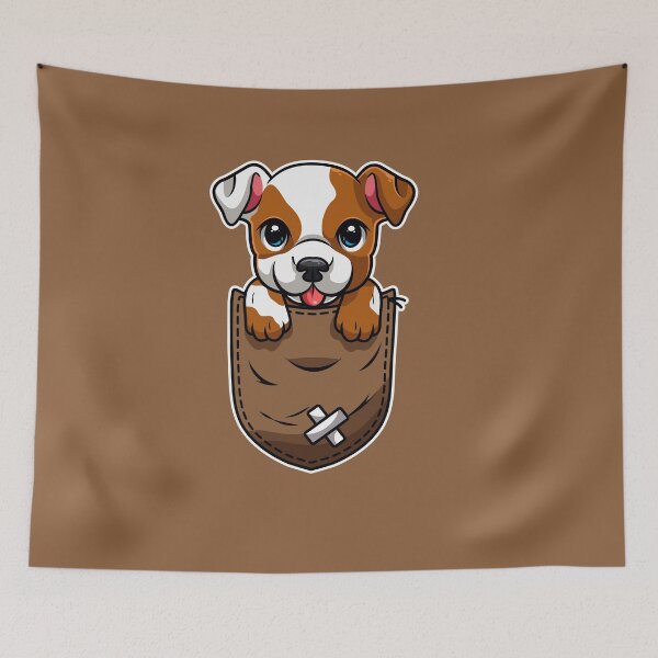 Item preview, Dog in Brown Pocket designed and sold by MHabeeb.