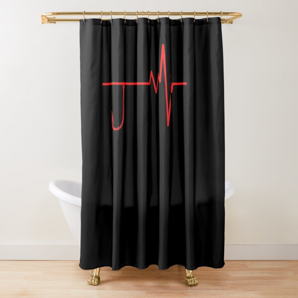 Fishing Hook Shower Curtains for Sale