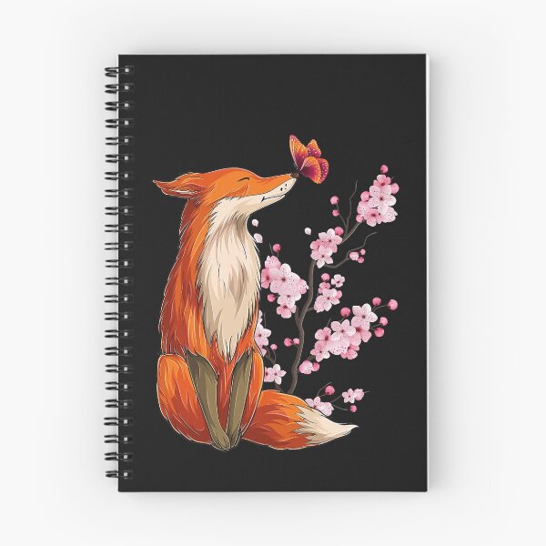 Item preview, Japanese Fox Cherry blossom Flower sakura trees Kawaii designed and sold by DavidAlun.