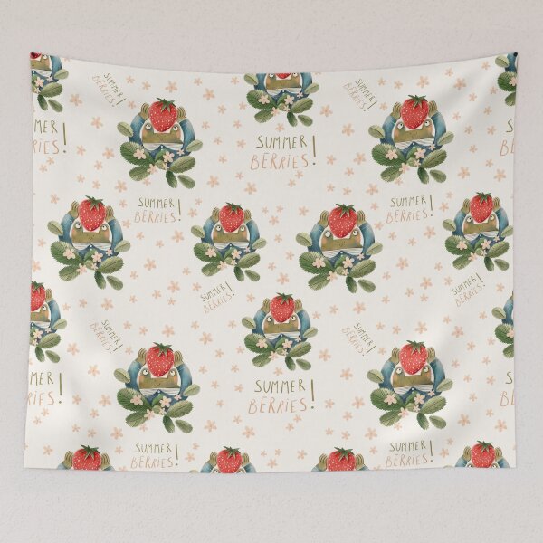 Item preview, Frog With Strawberry  designed and sold by AnnBelik.