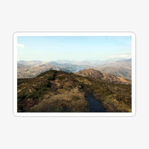 The mountains are calling Sticker
