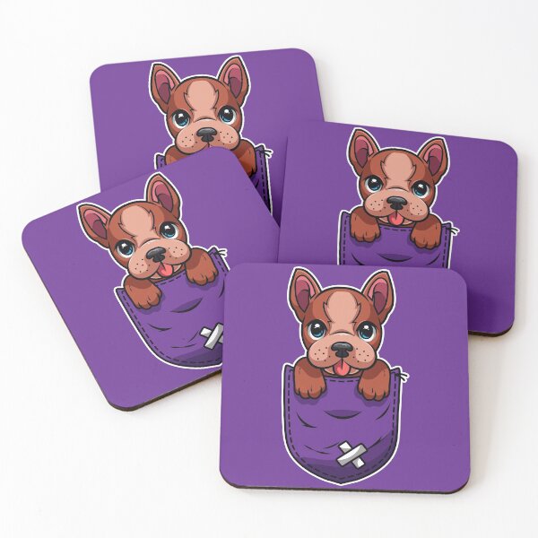 Item preview, Dog in Purple Pocket designed and sold by MHabeeb.
