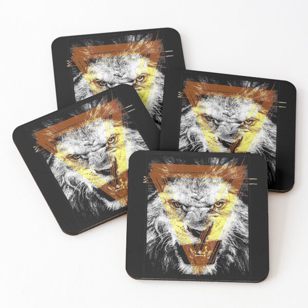 Item preview, Lion Wild Cat Colorful Animal King Jungle Lovers Motivation designed and sold by CHAMSING INK.