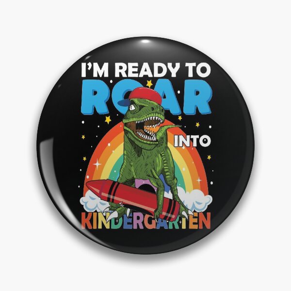 Item preview, I'm Ready To Roar Into Kindergarten | Funny Dinosaur Back To School designed and sold by GravitiTees.