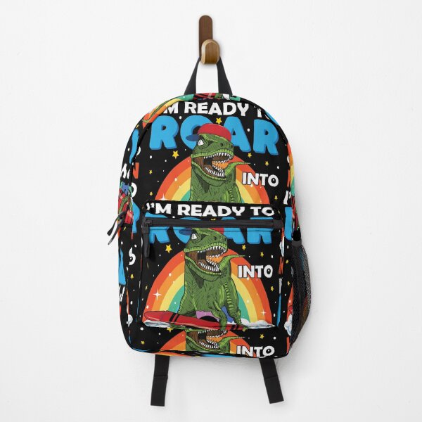 Item preview, I'm Ready To Roar Into Kindergarten | Funny Dinosaur Back To School designed and sold by GravitiTees.
