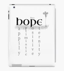 Hope iPad Case/Skin