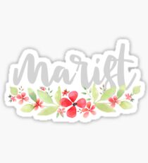 Floral Marist Sticker