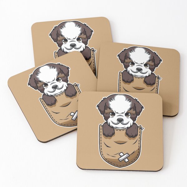 Item preview, Dog in Brown Pocket designed and sold by MHabeeb.