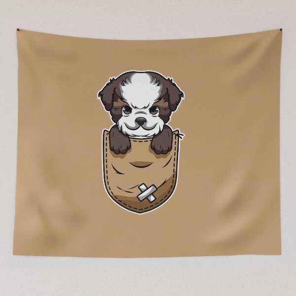 Item preview, Dog in Brown Pocket designed and sold by MHabeeb.