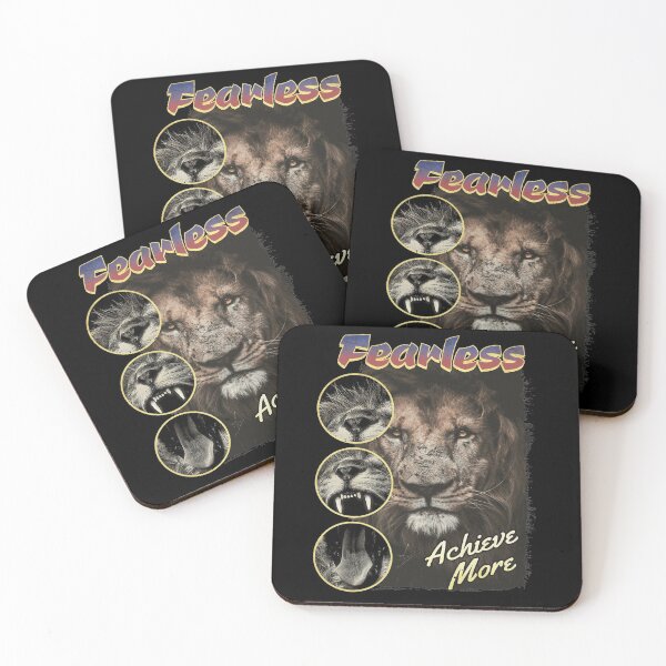 Item preview, Lion Wild Cat Colorful Animal King Jungle Lovers Motivation designed and sold by CHAMSING INK.