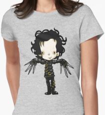 Edward with the hands of Scissors Women's Fitted T-Shirt