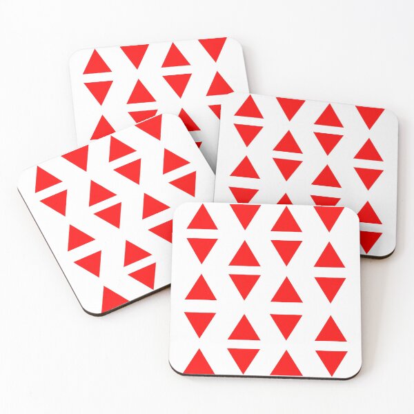 Item preview, RED TRIANGLES (Pattern) designed and sold by PSheekey.
