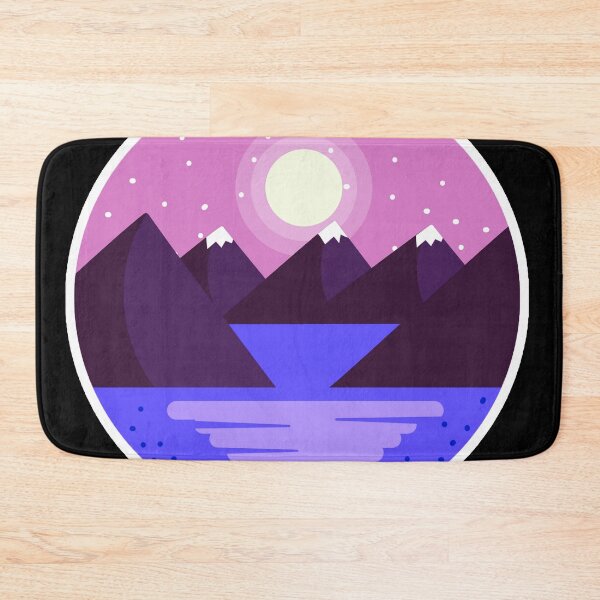 Item preview, Landscape Night with Lake designed and sold by DMJPRINT.