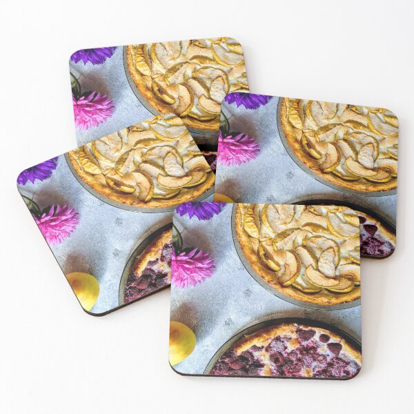 Item preview, Photo artwork: Apple and Raspberry Pies, Aster flowers, Apples designed and sold by GrayCatGraphics.