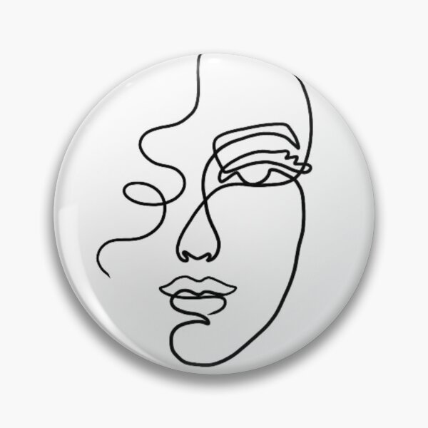 Item preview, One line face art designed and sold by Mywaytothehigh.