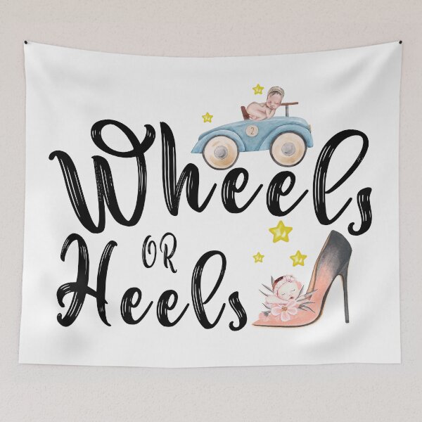 Item preview, Wheels Or Heels Classic T-Shirt designed and sold by sandra3291.