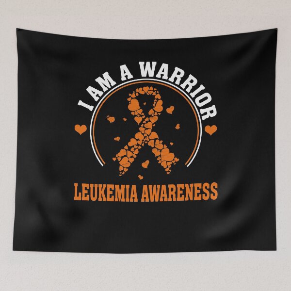 Item preview, I'm a Leukemia Warrior, Leukemia Awareness Gift for Leukemia Warrior Survivor, Orange Ribbon Gift designed and sold by CapitalDesignss.