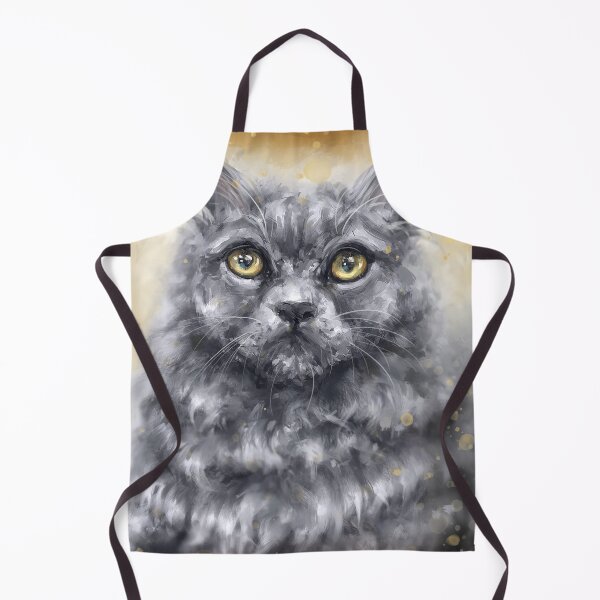 Item preview, Painting of a Fluffy Blue Persian Cat designed and sold by ibadishi.